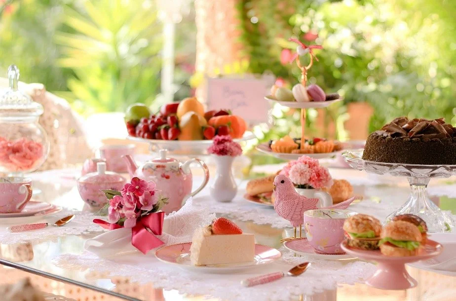 Pink Tea and Cake Sharing Party at Paradise Meadows, Signal